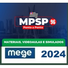 MP SP 96 - Promotor - Ponto a Ponto (MEGE 2024) Ministério Público de São Paulo MP SP 96 - Promotor - Ponto a Ponto (MEGE 2024) Ministério Público de São Paulo